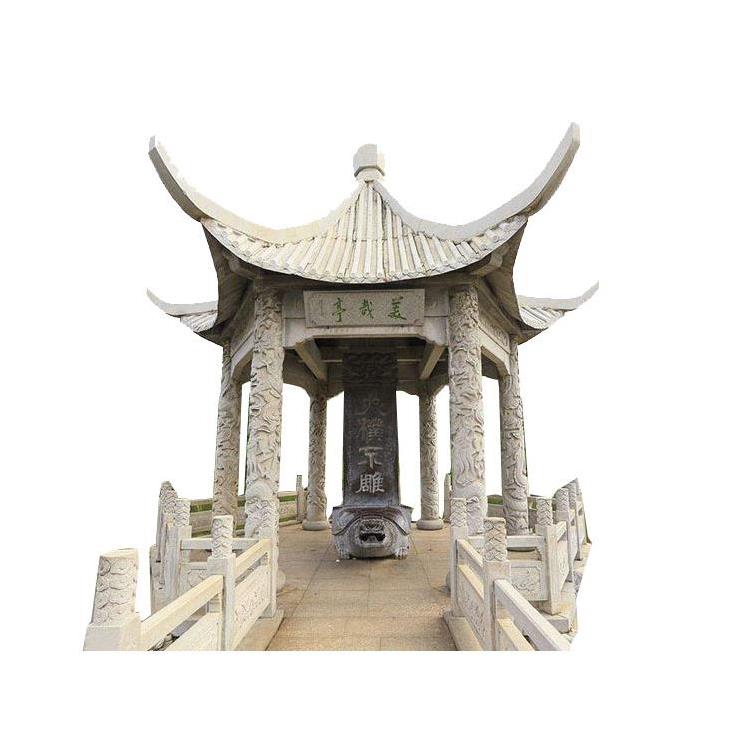 石亭子 石牌坊-惠安鴻信園林古建工程-qyt.com