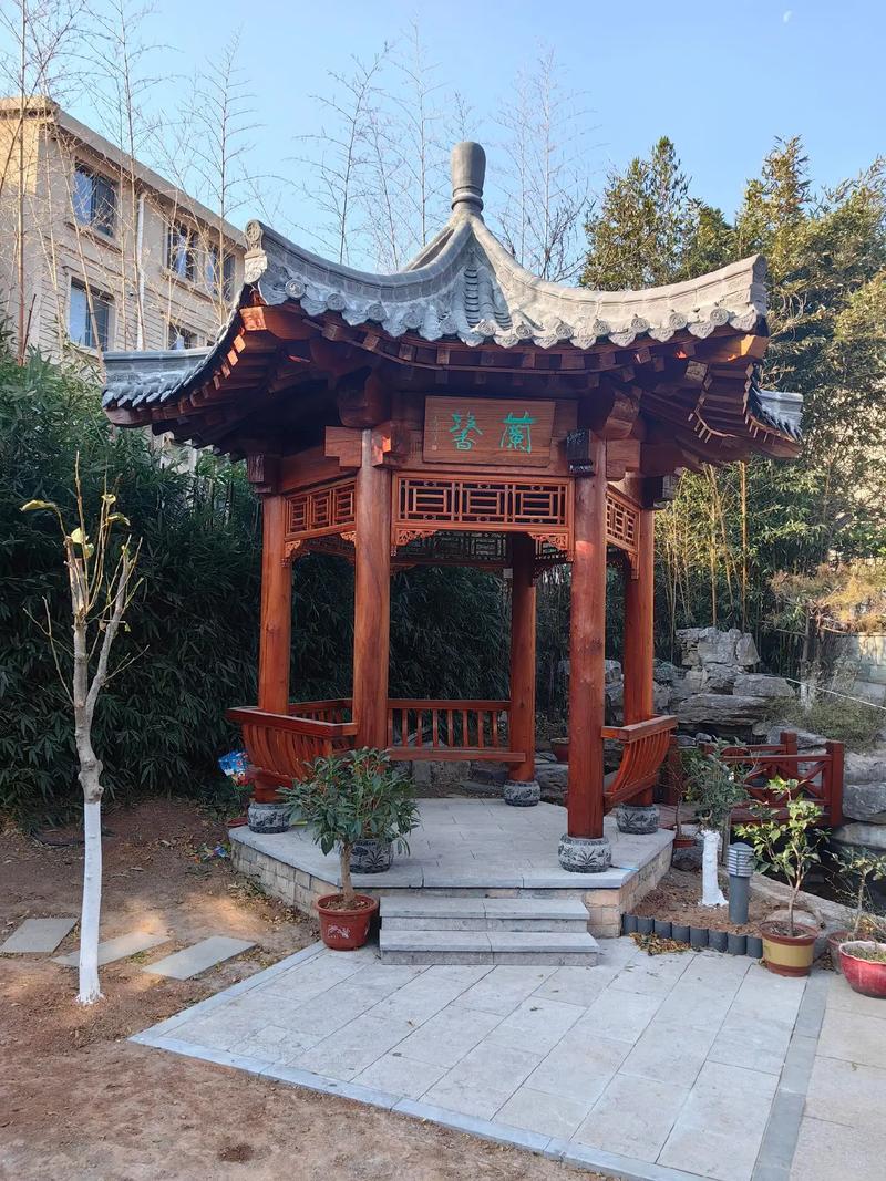 亭子#長廊#仿古建筑 #園林景觀工程 #古建青磚青瓦磚雕